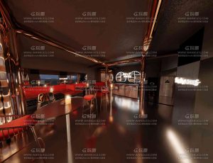 小静吧酒吧环境场景Blend工程源文件