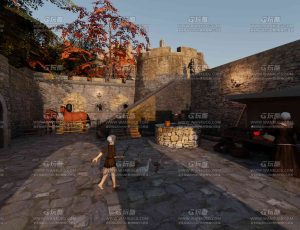 中世纪买卖场所Blend工程源文件