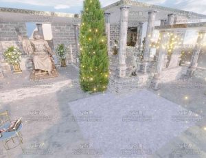 宙斯奥林匹克山宫殿场景Blend工程源文件