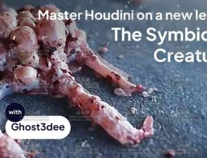 Houdini制作寄生病毒有机生物VFX动画课程