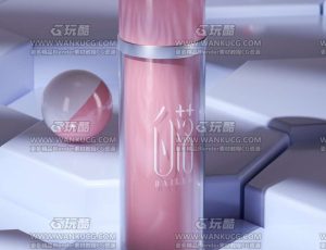 化妆瓶C4D工程源文件