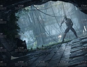 黑豹战斗场景C4D工程源文件