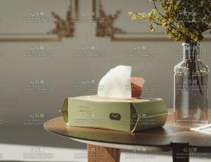 湿巾场景渲染C4D工程源文件