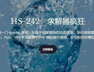 Houdini高密集高精度水泡VFX特效创建课程