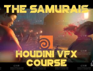 Houdini武术挥剑特效斩杀封喉流体VFX大师课程