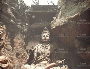 石佛场景C4D工程源文件