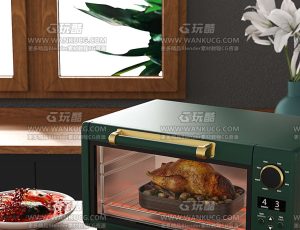 微波炉C4D工程源文件