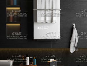 洗漱间C4D工程源文件