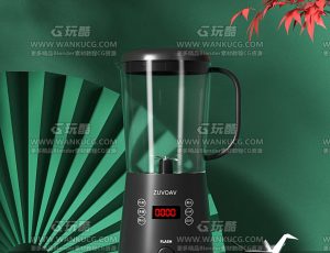 榨汁机C4D工程源文件