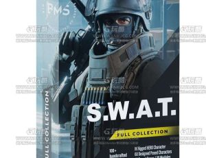 BMS反恐特警SWAT战队英雄角色模型套装