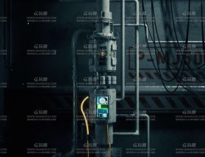 科技墙壁仪表场景C4D工程源文件