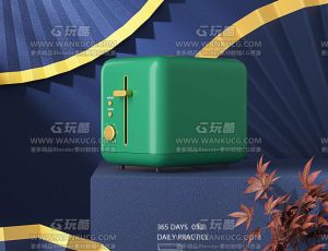 面包机C4D工程源文件