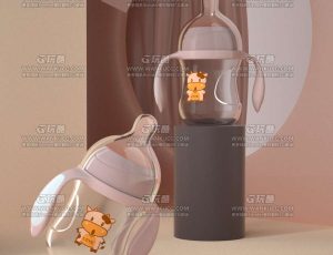 奶瓶场景1C4D工程源文件
