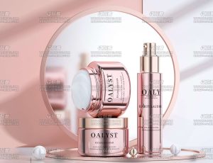 玉兰油护肤品C4D工程源文件