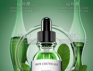 精华液2C4D工程源文件