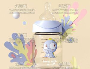 奶瓶场景5C4D工程源文件