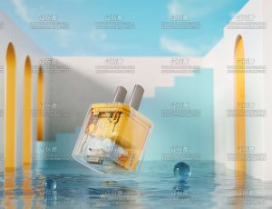 充电器渲染C4D工程源文件