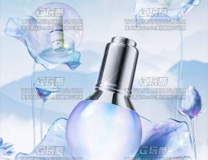 小白瓶C4D工程源文件