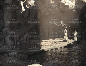 魔窟神庙C4D工程源文件