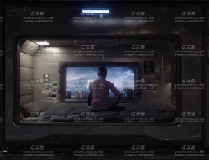 飞船生活区C4D工程源文件