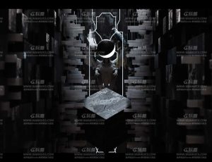 矩阵雕塑C4D工程源文件