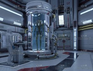 科幻实验室C4D工程源文件