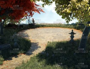 森林演武场C4D工程源文件