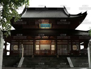 古寺C4D工程源文件