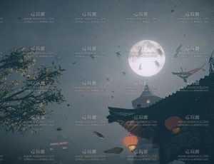 南雁北飞C4D工程源文件