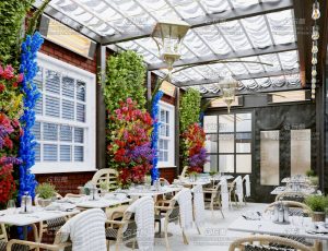 超写实露天餐厅场景Blend工程源文件