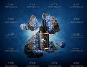 精华液小场景C4D工程源文件