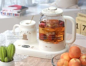 淡雅水壶C4D工程源文件