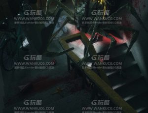 死亡楼梯C4D工程源文件