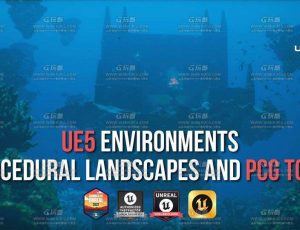 UE5创建程序化景观幻想海洋王国场景