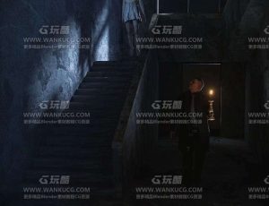 恐怖走廊场景C4D工程源文件