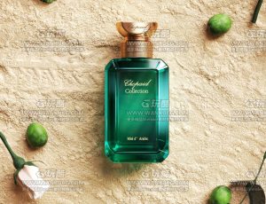 沙滩化妆品场景C4D工程源文件