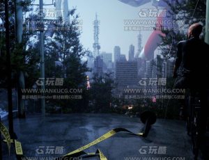 山林城市场景C4D工程源文件