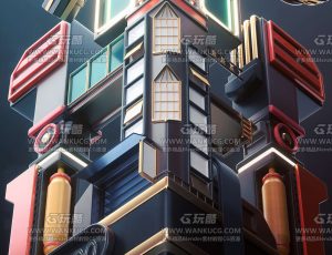 双11场景C4D工程源文件