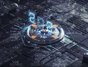 芯片小场景C4D工程源文件