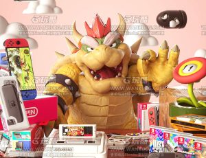 库巴打游戏场景C4D工程源文件