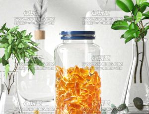 维生素场景C4D工程源文件