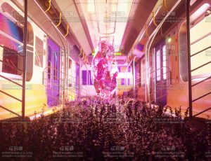 地铁宝石场景C4D工程源文件