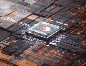 黄色芯片场景C4D工程源文件