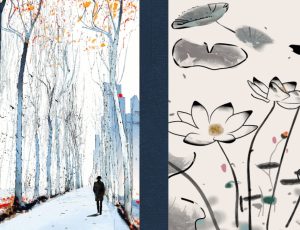 Blender 新中式水墨淡彩&吴冠中风格化建模渲染动画系统课程