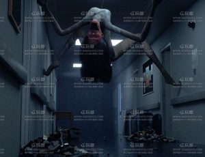 女鬼天花板场景C4D工程源文件