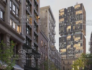 超写实现代城市建筑街道场景Blend工程源文件