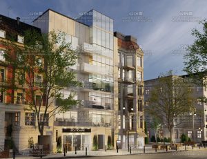 超写实城市街道敞亮场景Blend工程源文件