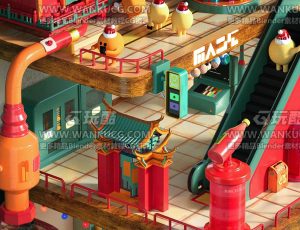 可爱圣诞节场景C4D工程源文件