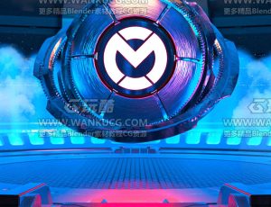 科技眼场景C4D工程源文件