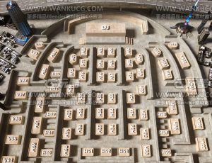 劳动节卡座场景C4D工程源文件